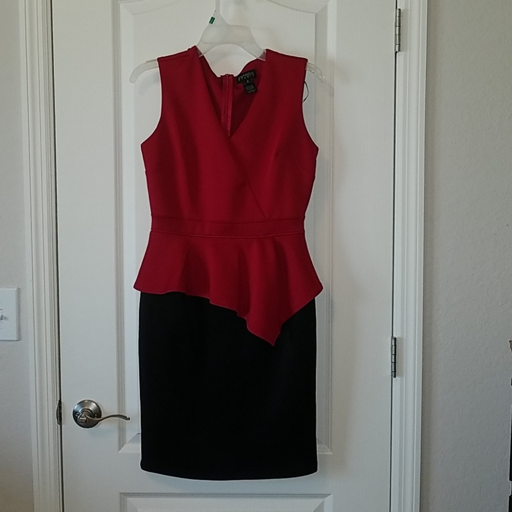 Enfocus Studios Red/black dress